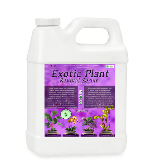 Exotic Plant Revival Serum - Transforms stressed plants into resilient green sculptures