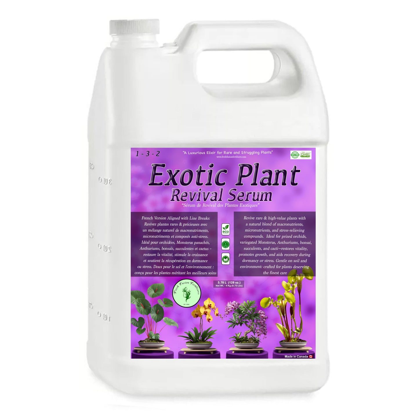 Exotic Plant Revival Serum - Transforms stressed plants into resilient green sculptures