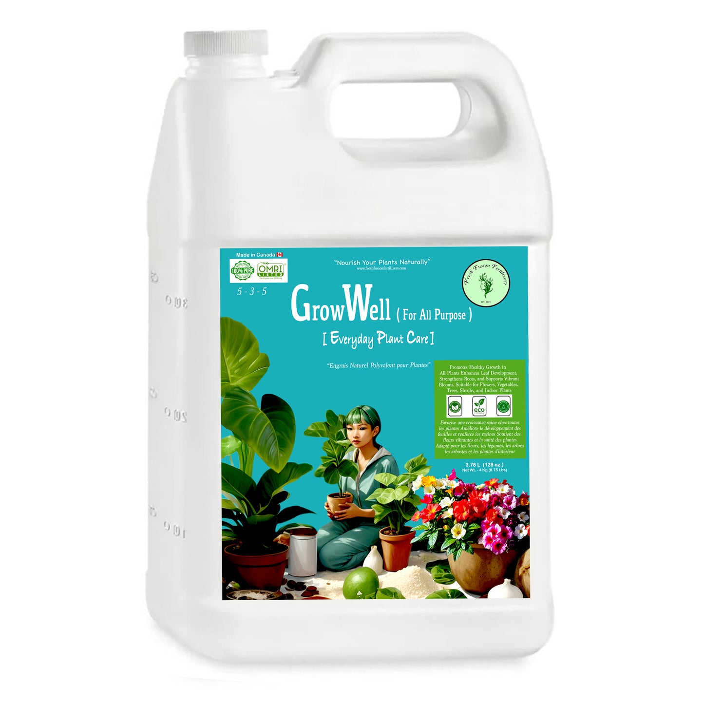 GrowWell - All Purpose Organic Plant Food (Everyday Care)